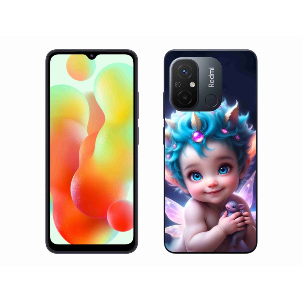 Gél borítás mmCase a Xiaomi Redmi 12C-hez - baba pillangószárnyakkal