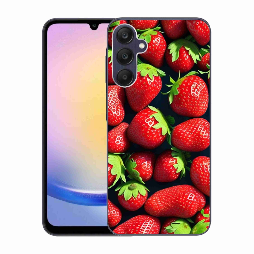 Gél védőhuzat mmCase Samsung Galaxy A25 5G - eper