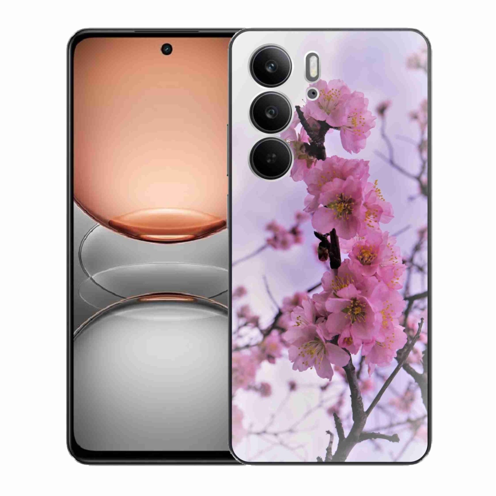 Gél borító mmCase a Realme C75 készülékhez - virágok 7