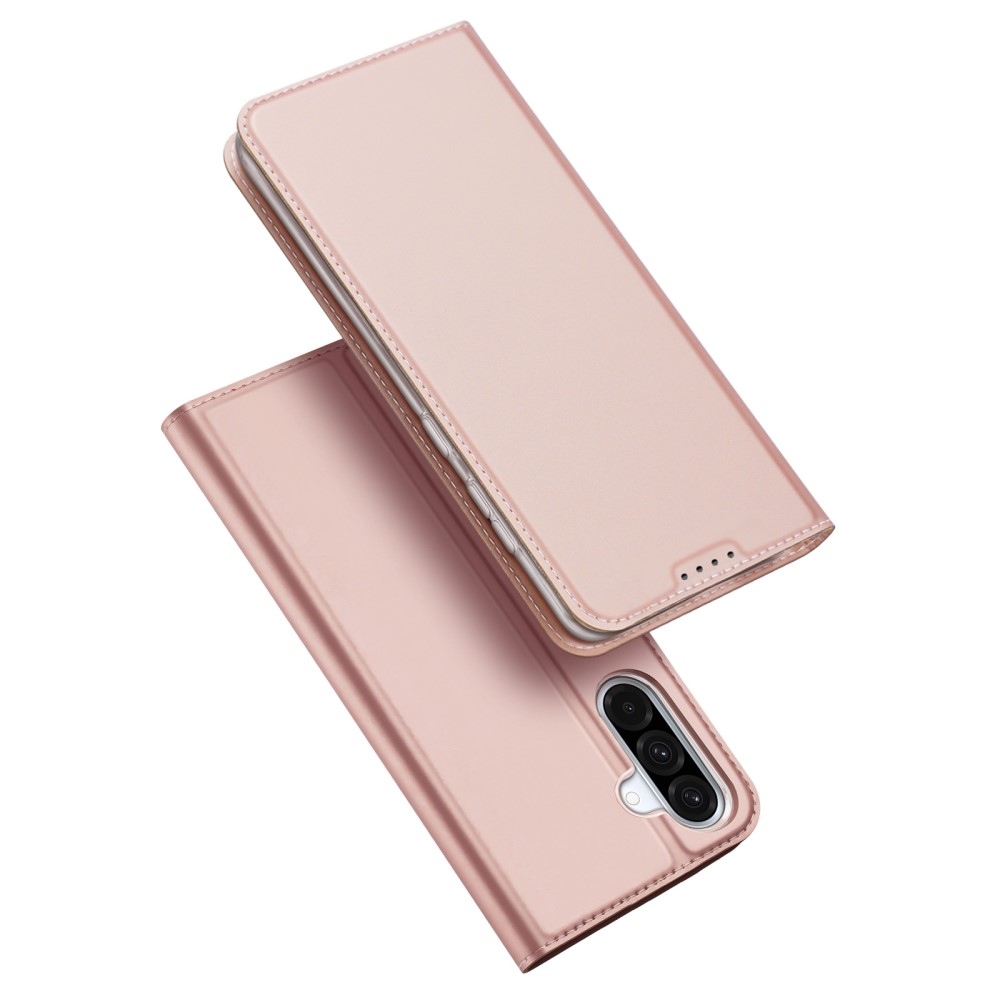 DUX könyvtáska Samsung Galaxy A36 5G/A56 5G - rózsaarany színben