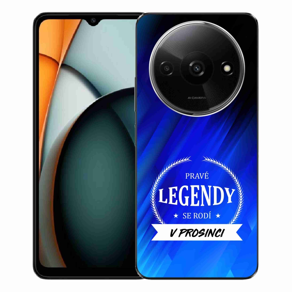 Gél borítás mmCase a Xiaomi Redmi A3-on - Legendák decemberi kék háttérrel