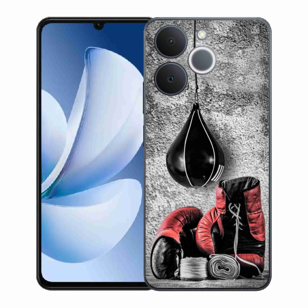 Zselés borítás mmCase a Realme Note 70T számára - bokszzsák és kesztyűk