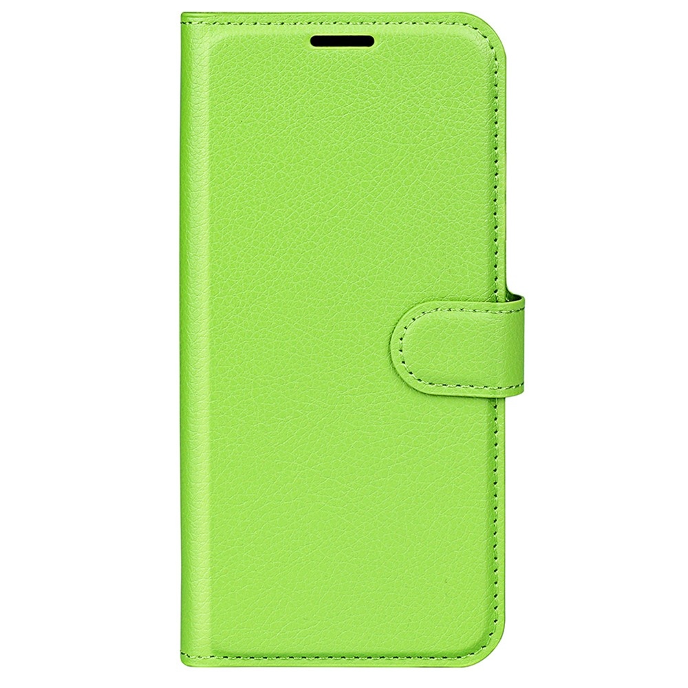 Litchi könyvtáska Nokia G42-hez - zöld