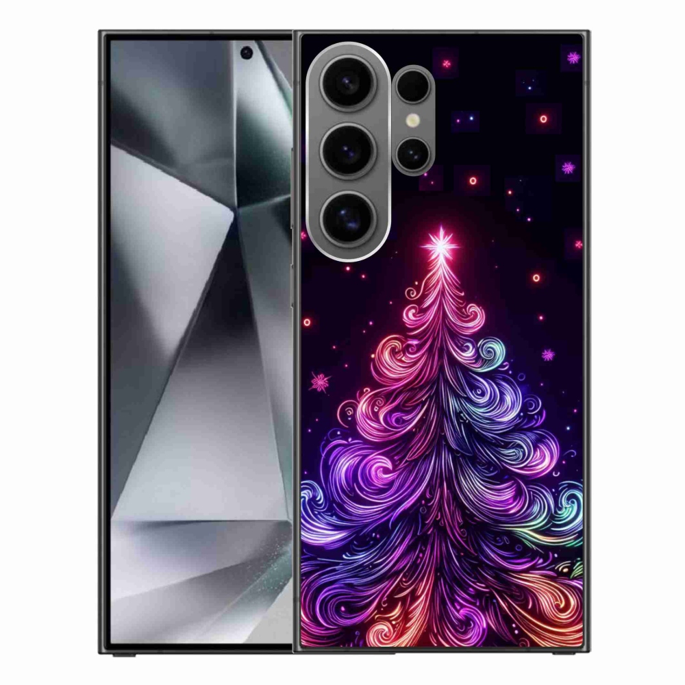 Gél borítás mmCase Samsung Galaxy S24 Ultra - neon karácsonyfa 1