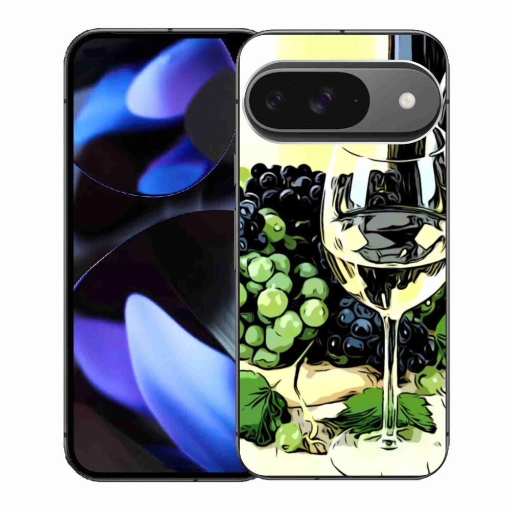 Zselés borítás mmCase a Google Pixel 9/9 Pro készülékhez - borospohár