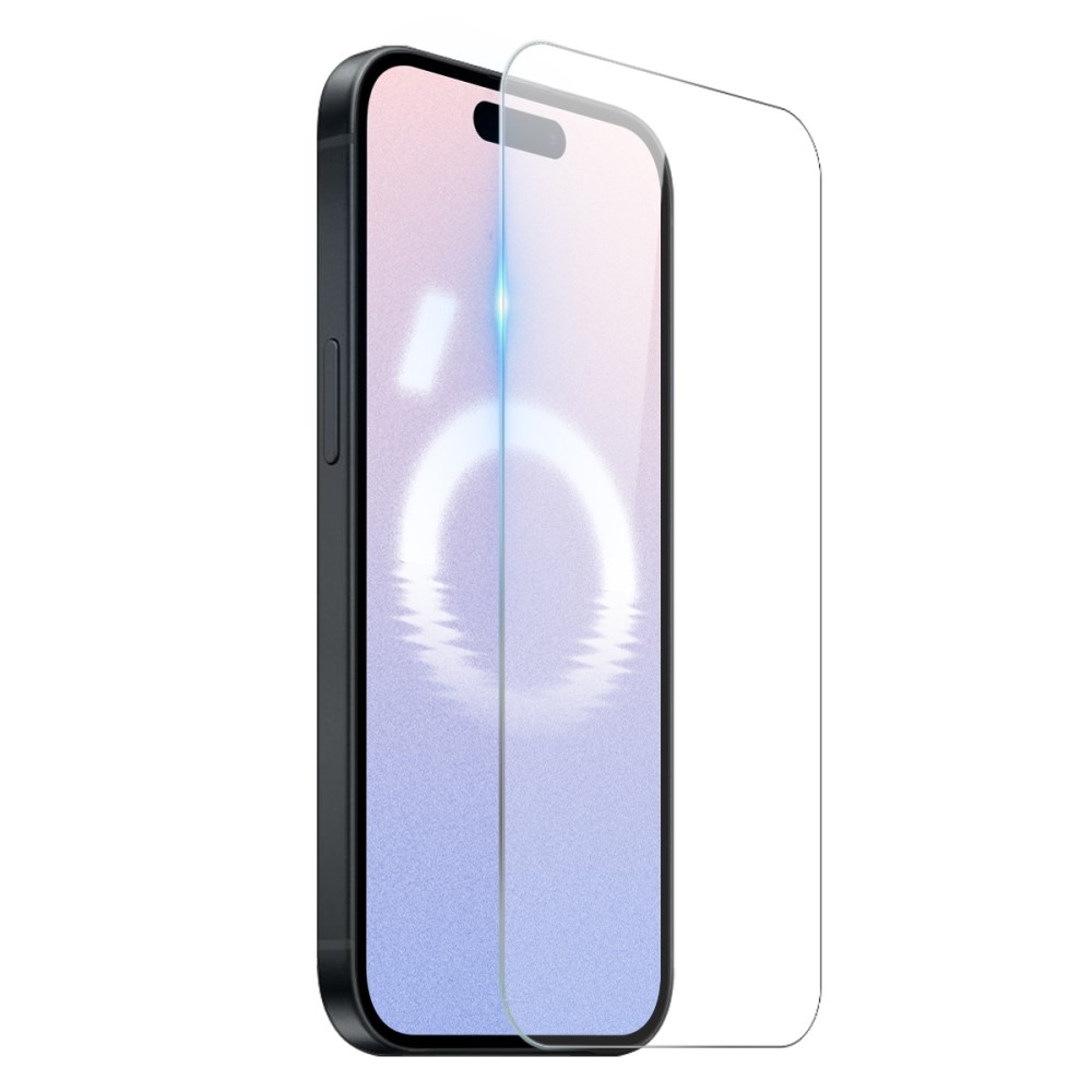 NORTHJO átlátszó zselés tok + edzett üveg iPhone 16-hoz - átlátszó