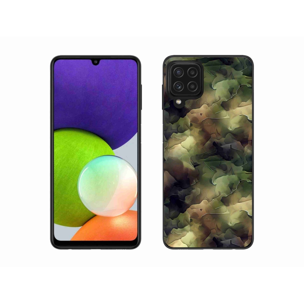Gél védőhuzat mmCase Samsung Galaxy A22 4G - terepszínű minta 10