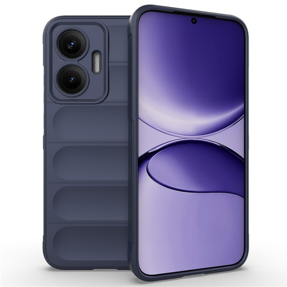 Rugg tartós zselés tok Xiaomi Poco F7 5G - sötétkék