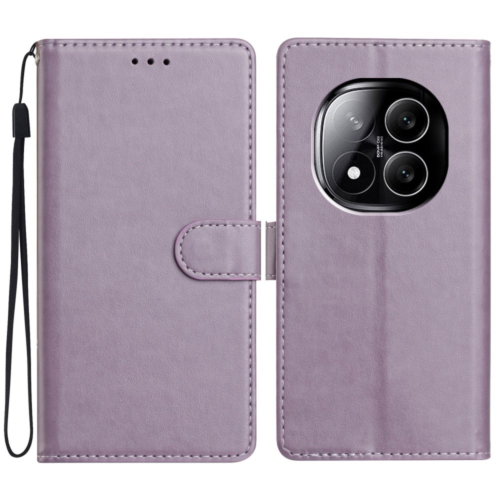 Vérrögök könyv tok Xiaomi Redmi Note 14 Pro 5G/Poco X7 5G - lila