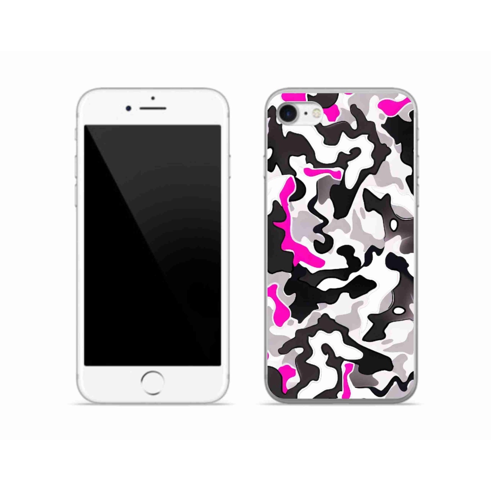 Zselés borítás mmCase iPhone SE (2020) - terepszínű mintázat 5