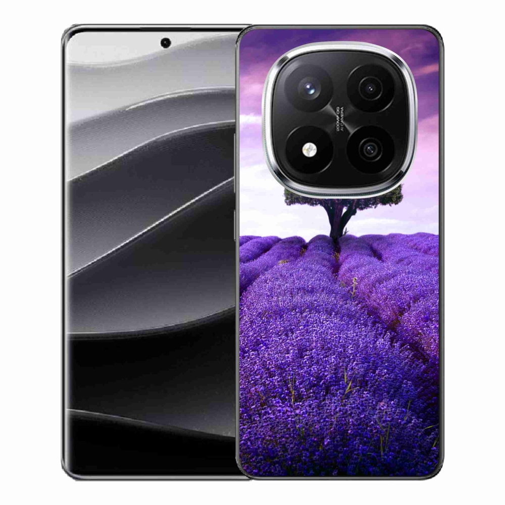Zselés borítás mmCase a Xiaomi Redmi Note 14 Pro+ 5G számára - levendula rét