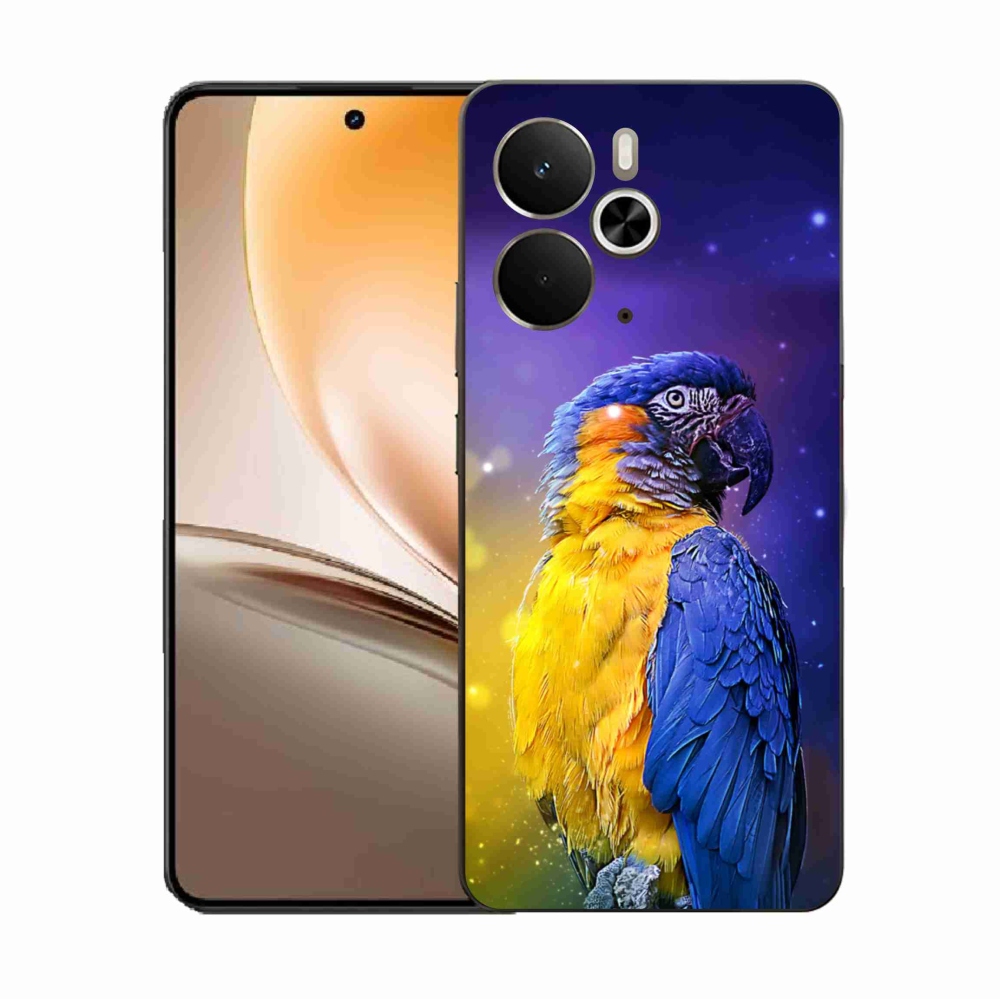 Zselés borítás mmCase a Realme 14 5G készülékhez - papagáj ara 1