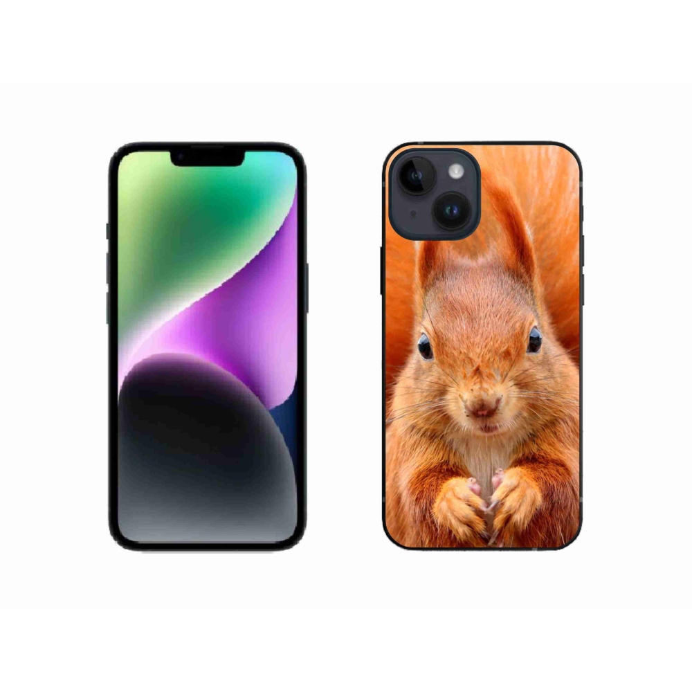 Zselés borítás mmCase iPhone 14 készülékhez - mókus