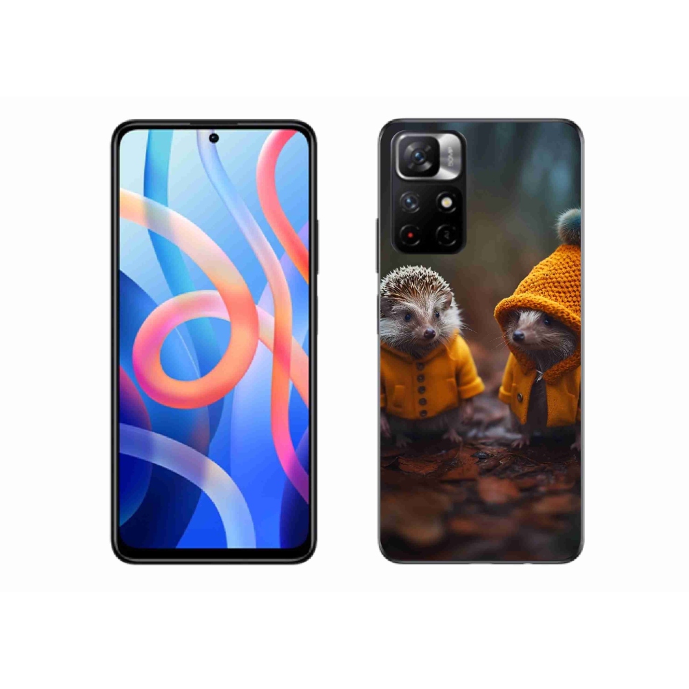 Gél borítás mmCase a Xiaomi Redmi Note 11S 5G-hez - sünök