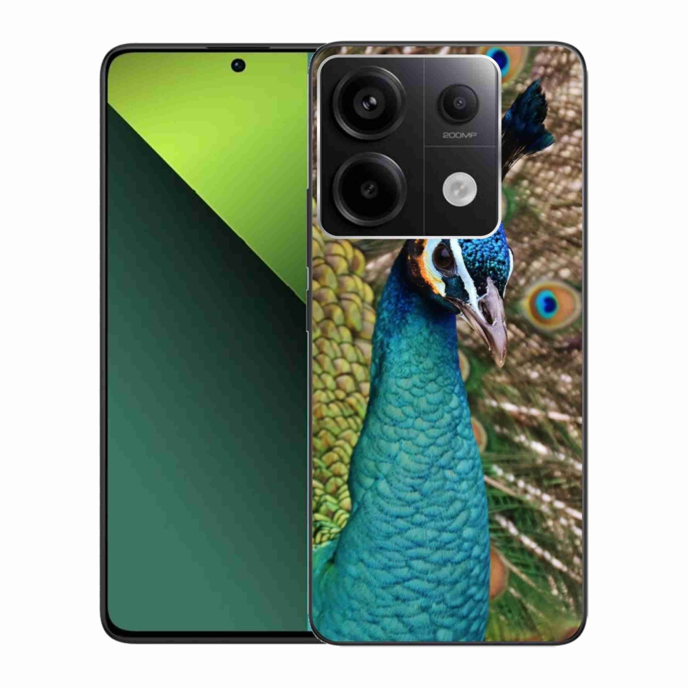 Zselés borítás mmCase a Xiaomi Redmi Note 13 Pro 5G/Poco X6 5G számára - páva