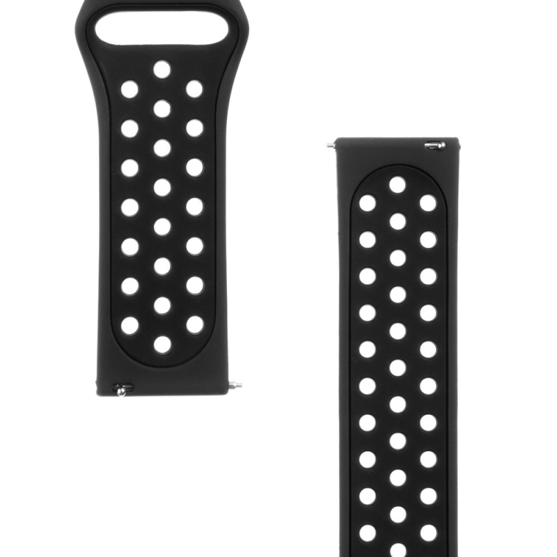 Tactical 234 Dupla szilikon szíj 22mm fekete