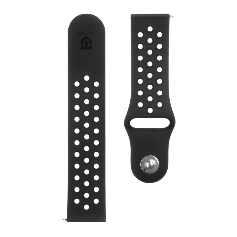 Tactical 234 Dupla szilikon szíj 22mm fekete