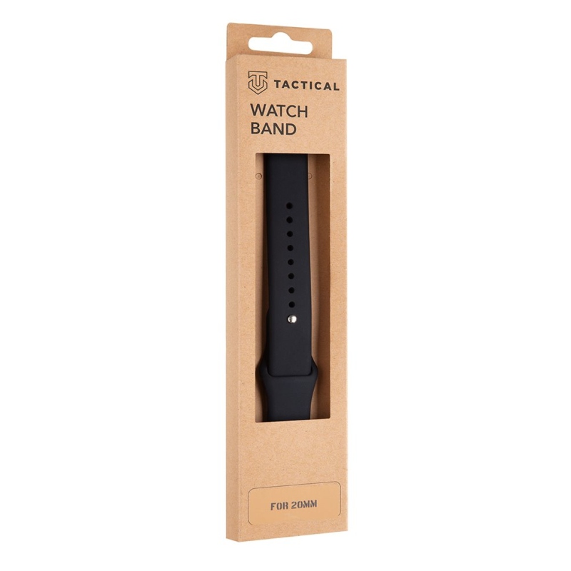 Tactical 432 szilikon szíj 20mm fekete