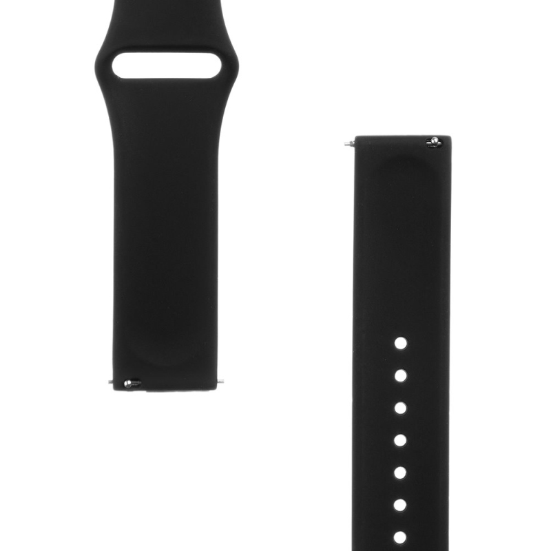 Tactical 432 szilikon szíj 20mm fekete