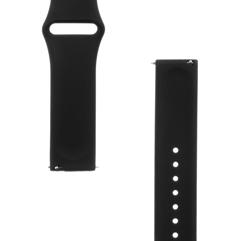 Tactical 432 szilikon szíj 20mm fekete