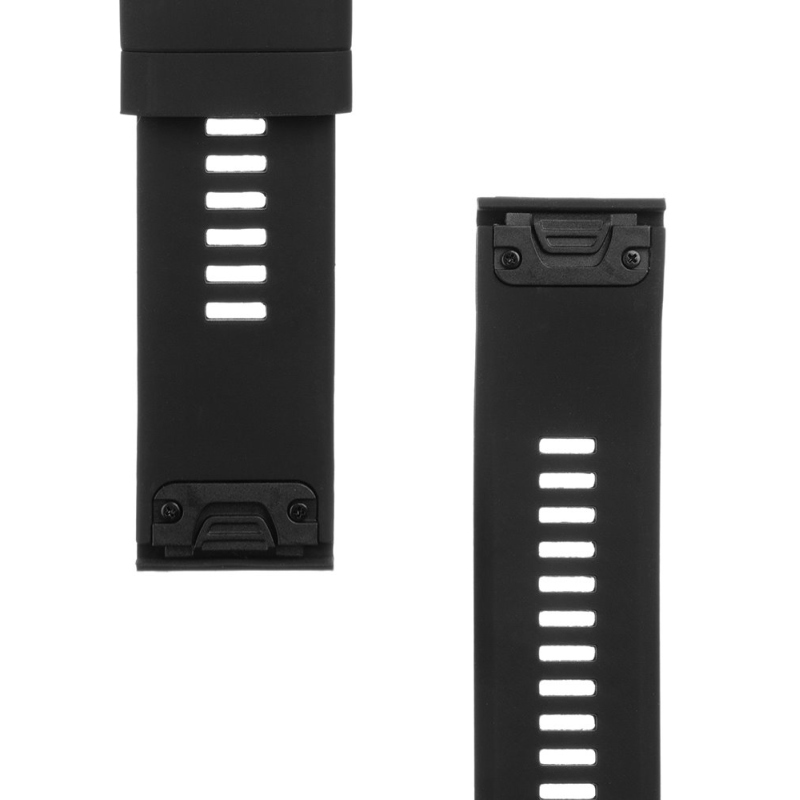 Tactical 668 Szilikon szíj Garmin Fenix 5X/6X/7X QuickFit 26mm Fekete