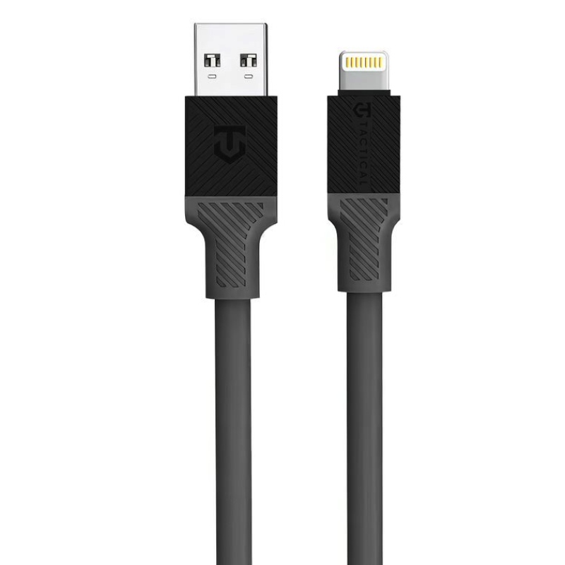 Taktikai Fat Man kábel USB-A/Lightning 1m szürke