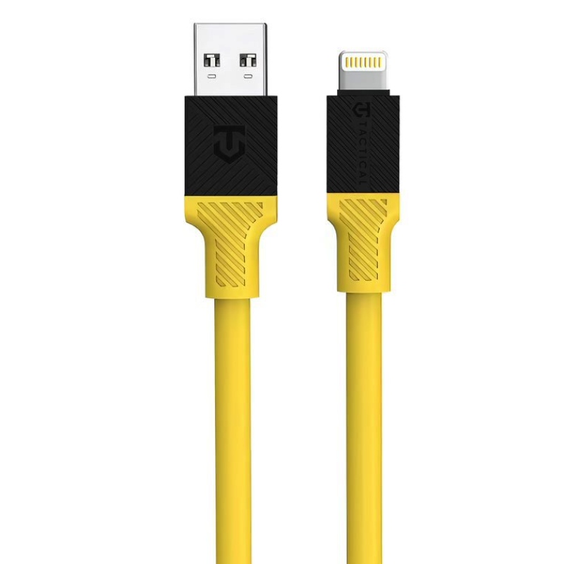 Taktikai Fat Man kábel USB-A/Lightning 1m Sárga