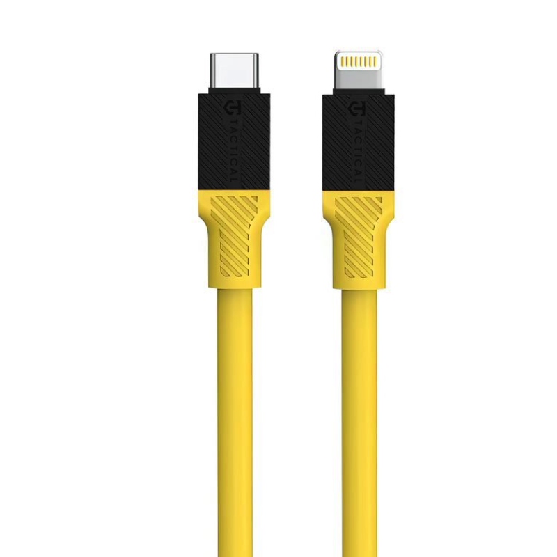 Taktikai Fat Man kábel USB-C/Lightning 1m Sárga