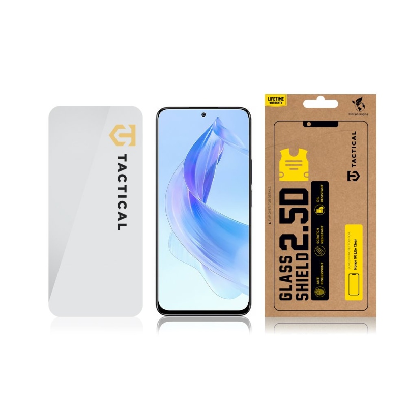 Taktikai üvegpajzs 2.5D üveg a Honor 90 Lite számára Tiszta