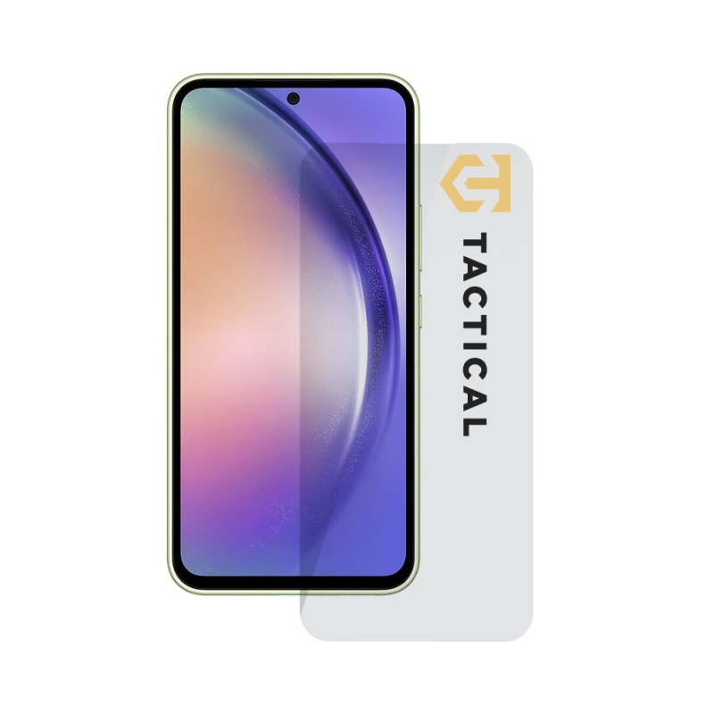 Taktikai üvegpajzs 2.5D üveg Samsung Galaxy A54 5G számára Tiszta