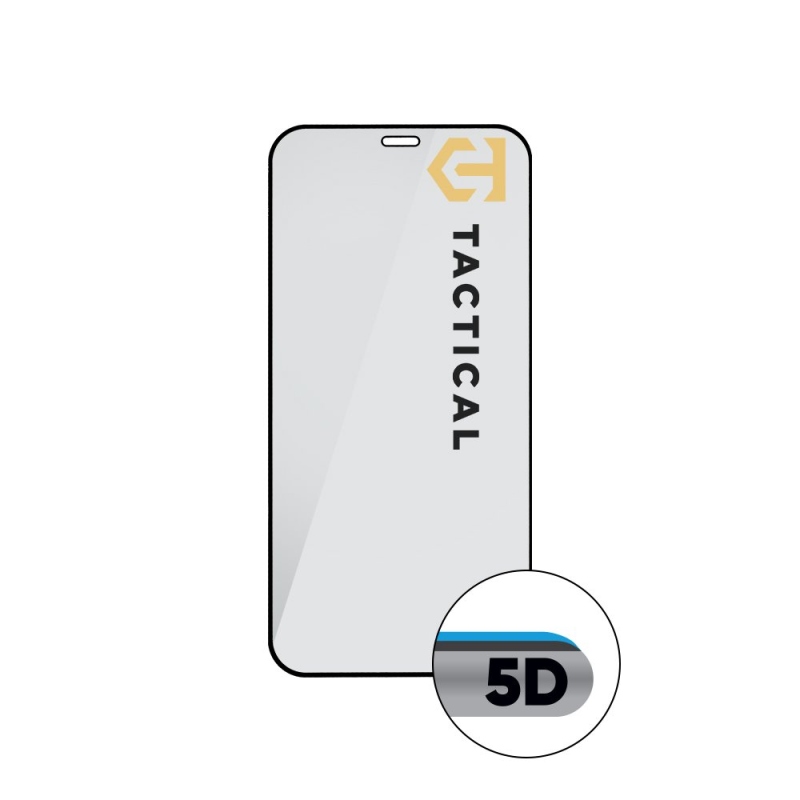 Tactical Glass Shield 5D üveg az Apple iPhone 12 Mini készülékhez Fekete