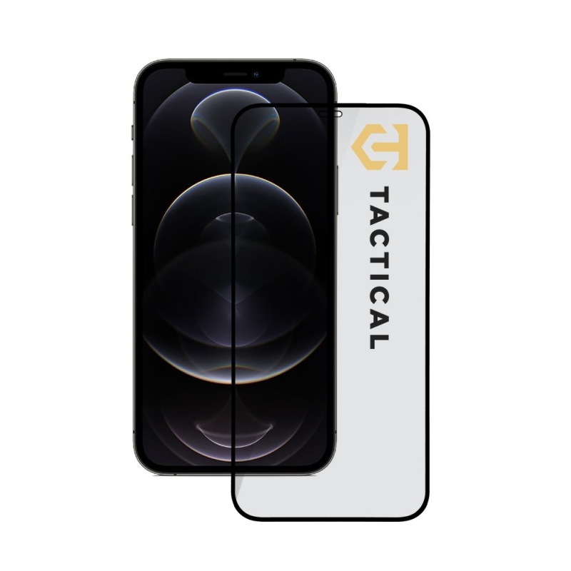 Tactical Glass Shield 5D üveg az Apple iPhone 12 Pro Max készülékhez Fekete