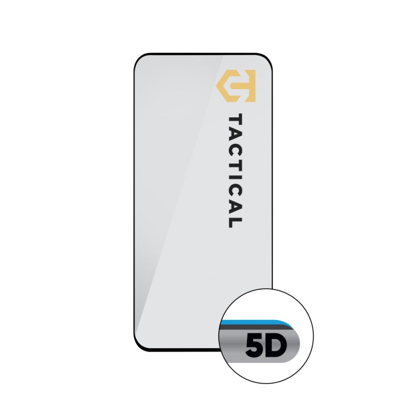Taktikai üvegpajzs 5D üveg a Honor Magic5 Pro 5G Fekete számára