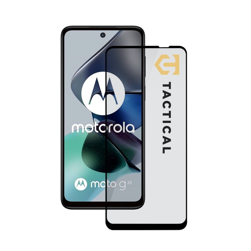 Tactical Glass Shield 5D üveg a Motorola G23-hoz Fekete
