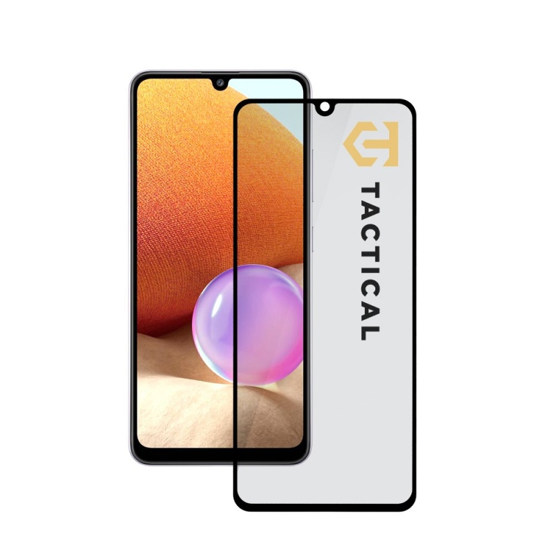 Taktikai üvegpajzs 5D üveg Samsung Galaxy A32 4G fekete