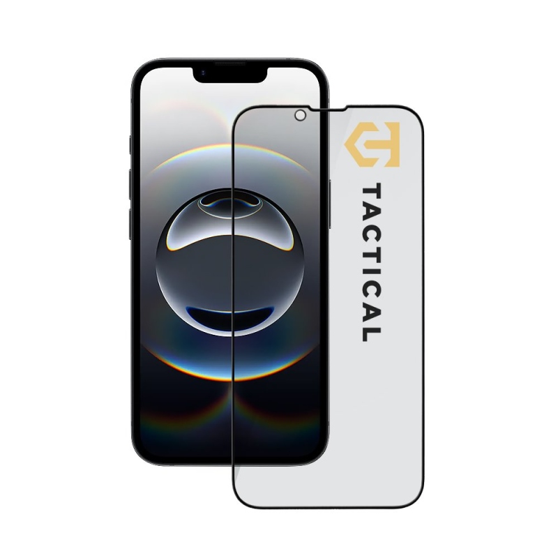 Taktikai üvegpajzs Privacy Stealth 5D üveg az Apple iPhone 13/13 Pro/14/16e készülékhez Fekete