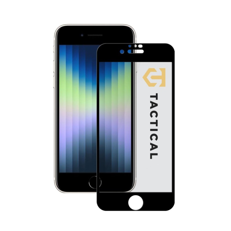 Taktikai üvegpajzs Privacy Stealth 5D üveg Apple iPhone 7/8/SE 2020/SE 2022 Fekete
