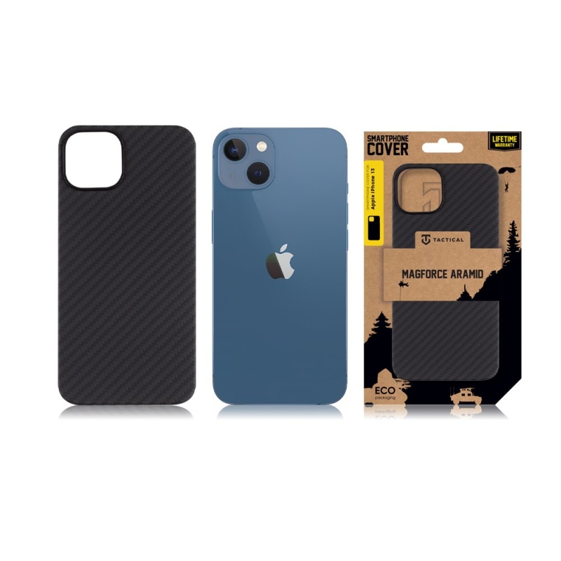 Tactical MagForce Aramid borító Apple iPhone 13 készülékhez Fekete