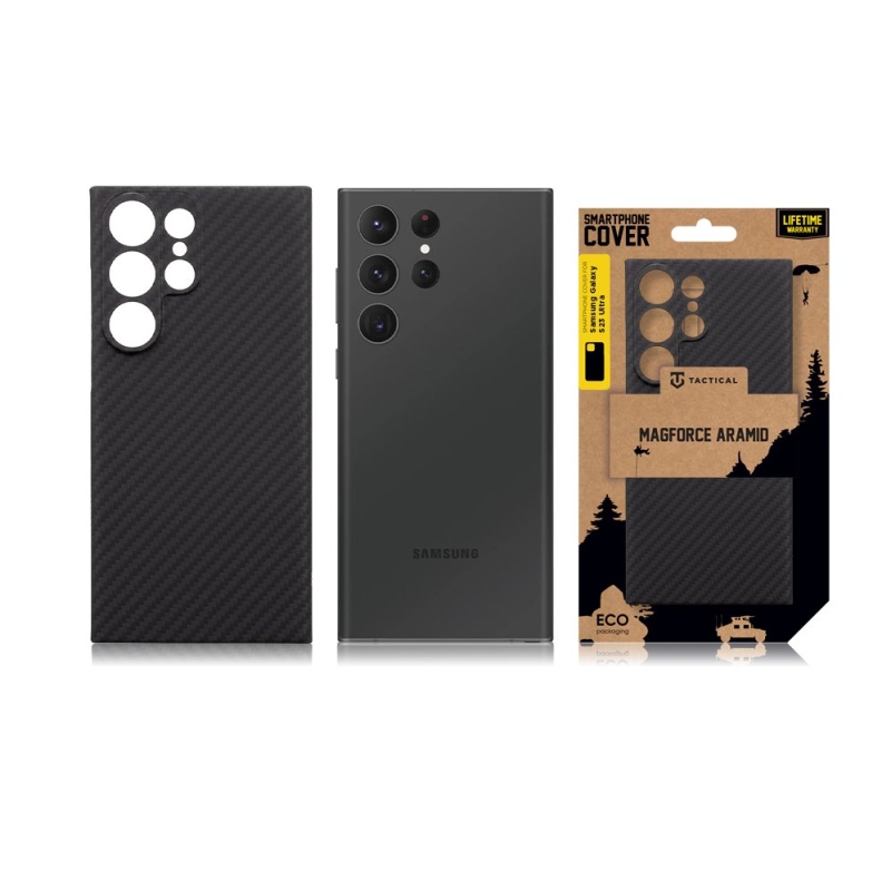 Taktikai MagForce Aramid borító Samsung Galaxy S23 Ultra Black számára