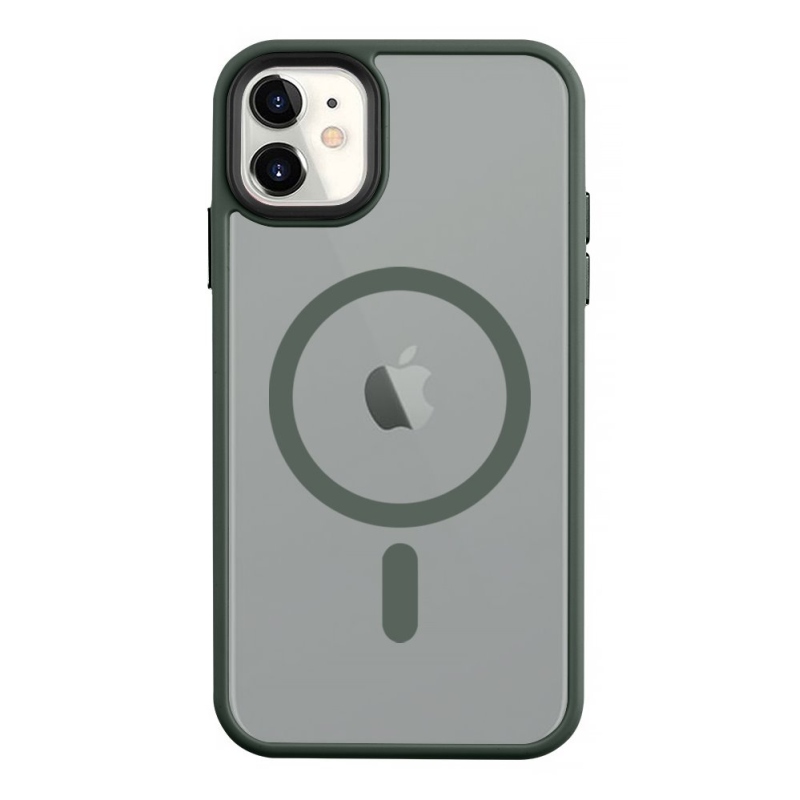 Taktikai MagForce Hyperstealth borító iPhone 11-hez Erdei zöld