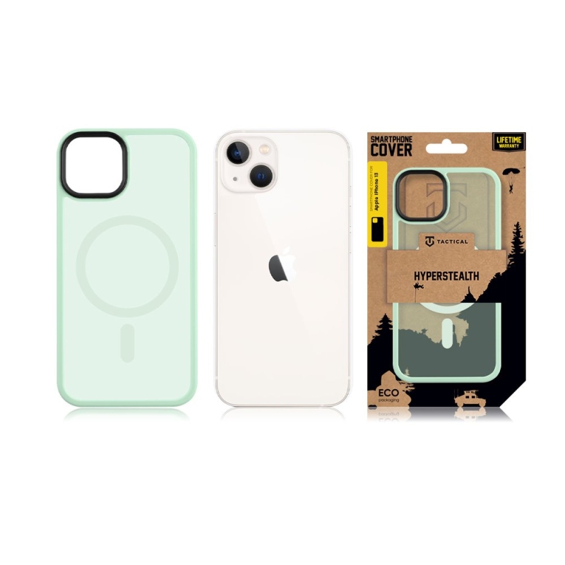 Taktikai MagForce Hyperstealth borító iPhone 13-nak Beach zöld