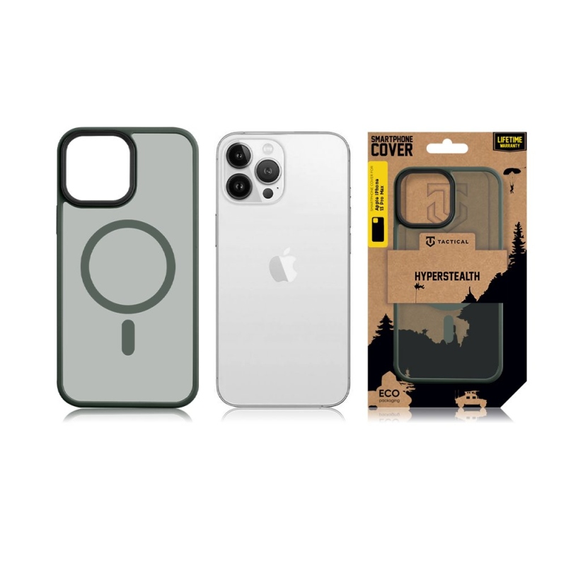 Taktikai MagForce Hyperstealth védőburkolat iPhone 13 Pro Max készülékhez Erdei zöld
