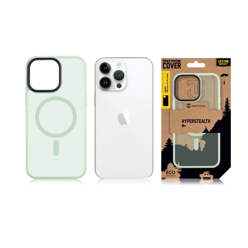 Taktikai MagForce Hyperstealth védőburkolat iPhone 14 Pro Max készülékhez Beach zöld