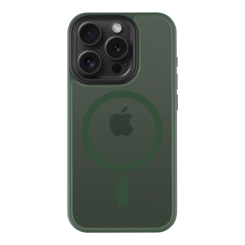 Taktikai MagForce Hyperstealth védőburkolat iPhone 15 Pro készülékhez Erdei zöld