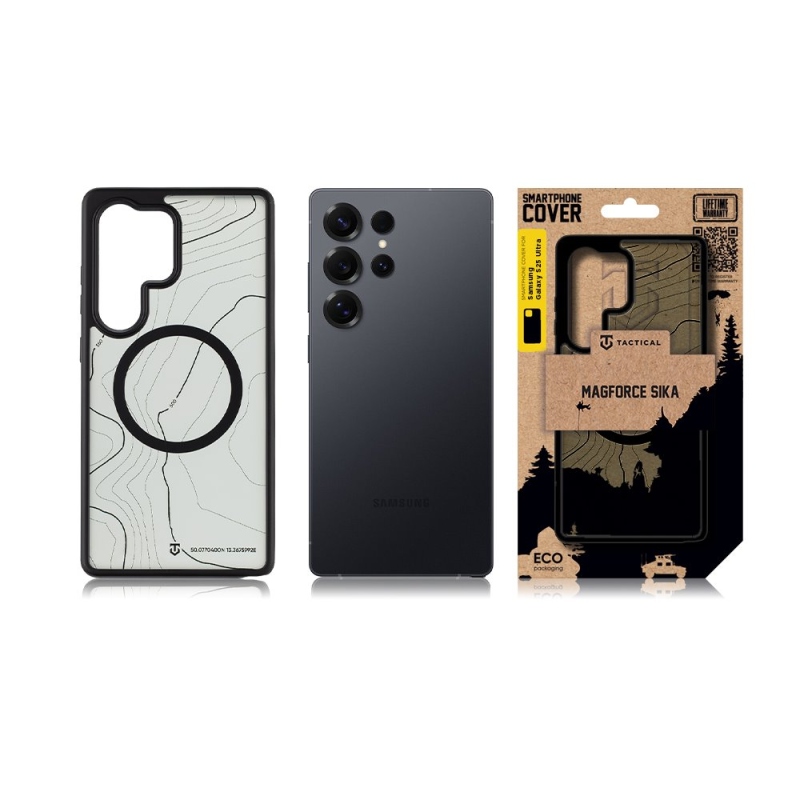 Taktikai MagForce Hyperstealth Sika borító Samsung Galaxy S25 Ultra Asphalt számára