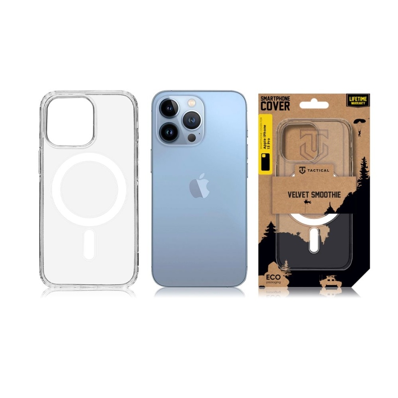 Taktikai MagForce védőburkolat Apple iPhone 13 Pro készülékhez - átlátszó