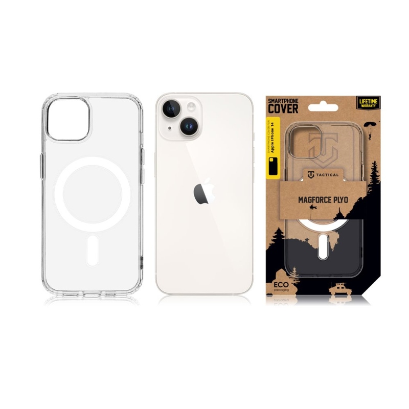 Tactical MagForce borító Apple iPhone 14 készülékhez - átlátszó