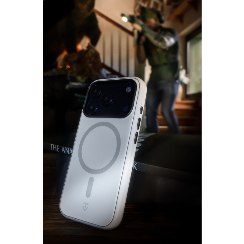 Taktikai MagForce SmoothIsFast borító Apple iPhone 17 Pro kréta számára