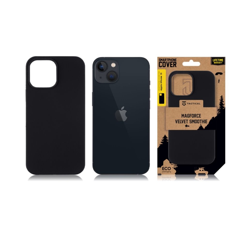 Tactical MagForce Velvet Smoothie Cover az Apple iPhone 13 Aszfalthoz