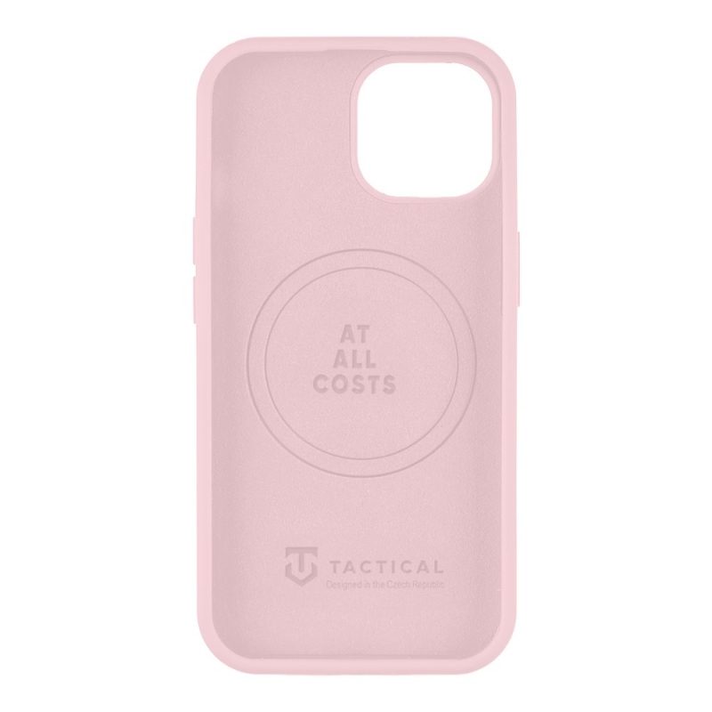 Taktikai MagForce bársony Smoothie borító Apple iPhone 15 rózsaszín párduchoz